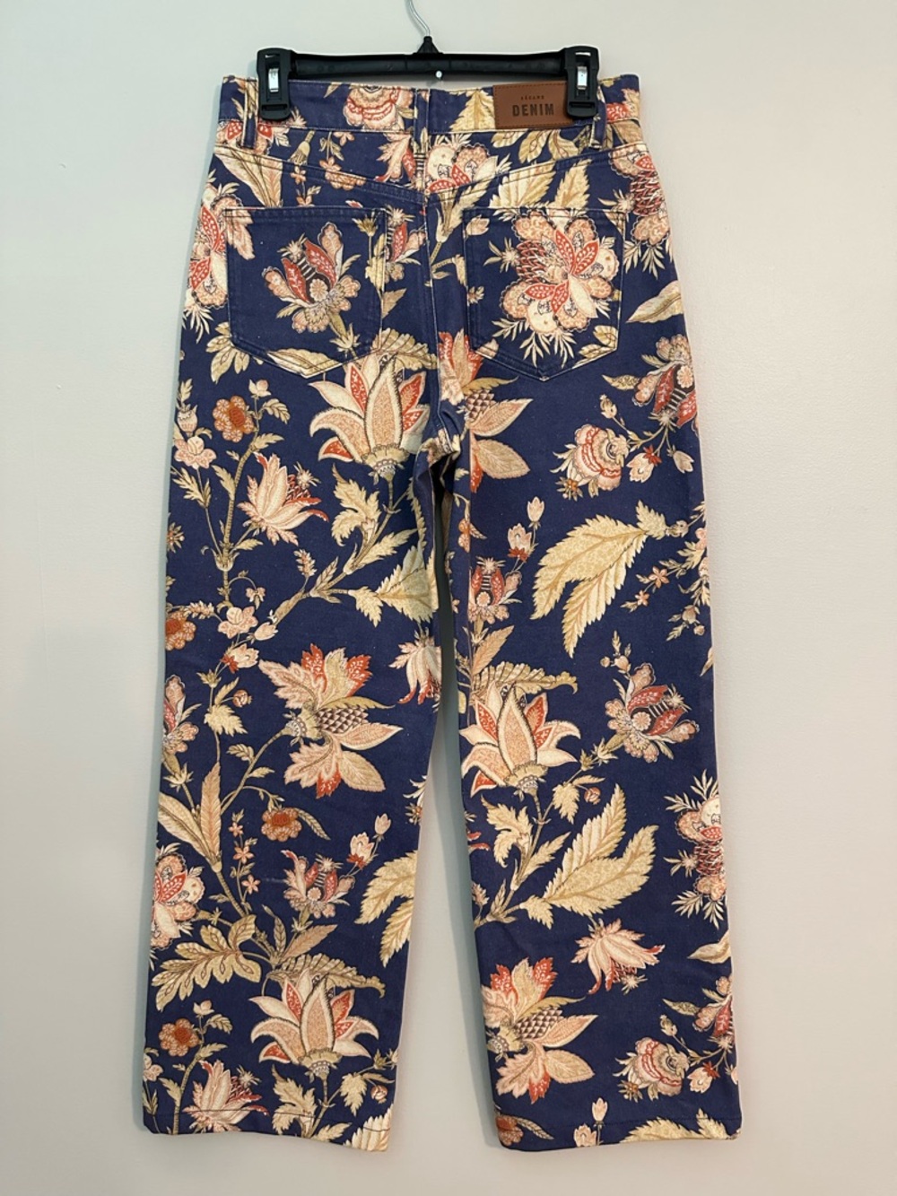 Sezane The Wide Leg Trouser in Never Ending Summer Size 38= US Size 6 - Picture 14 of 15